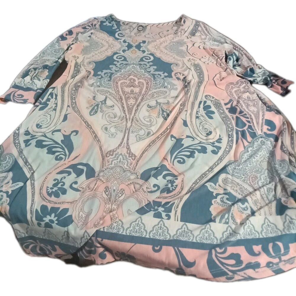 honeyme dress pastel pink/Blue Pockets Aline Easter Cottage Core - Picture 1 of 5